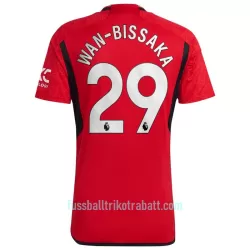 Günstige Manchester United Wan-Bissaka 29 Herrentrikot Heim 2023/24 Kurzarm