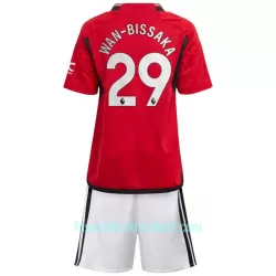 Günstige Manchester United Wan-Bissaka 29 Kindertrikot Heim 2023/24 Kurzarm