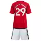 Günstige Manchester United Wan-Bissaka 29 Kindertrikot Heim 2023/24 Kurzarm