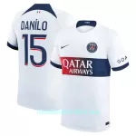 Günstige Paris Saint-Germain Danilo 15 Herrentrikot Auswärts 2023/24 Kurzarm