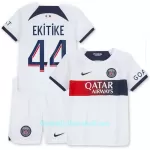 Günstige Paris Saint-Germain Ekitike 44 Kindertrikot Auswärts 2023/24 Kurzarm