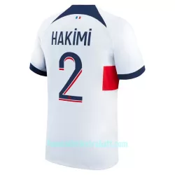 Günstige Paris Saint-Germain Hakimi 2 Herrentrikot Auswärts 2023/24 Kurzarm