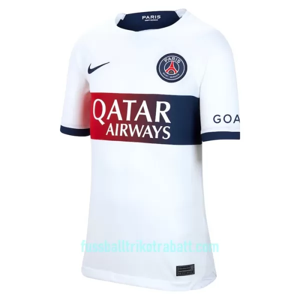 Günstige Paris Saint-Germain Mbappé 7 Damentrikot Auswärts 2023/24 Kurzarm