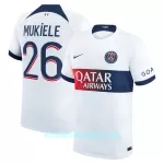 Günstige Paris Saint-Germain Mukiele 26 Herrentrikot Auswärts 2023/24 Kurzarm