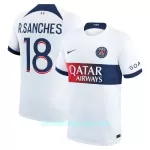 Günstige Paris Saint-Germain R.Sanches 18 Herrentrikot Auswärts 2023/24 Kurzarm