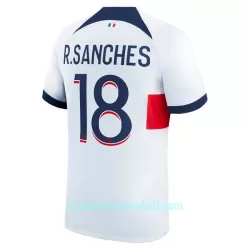 Günstige Paris Saint-Germain R.Sanches 18 Herrentrikot Auswärts 2023/24 Kurzarm