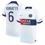 Günstige Paris Saint-Germain Verratti 6 Herrentrikot Auswärts 2023/24 Kurzarm