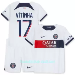 Günstige Paris Saint-Germain Vitinha 17 Kindertrikot Auswärts 2023/24 Kurzarm Günstige Paris Saint-Germain Vitinha 17 Kindertrikot Auswärts 2023/24 Kurzarm