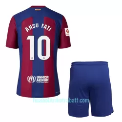 Günstige FC Barcelona Ansu Fati 10 Kindertrikot Heim 2023/24 Kurzarm Günstige FC Barcelona Ansu Fati 10 Kindertrikot Heim 2023/24 Kurzarm