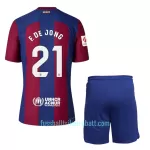 Günstige FC Barcelona Frenkie de Jong 21 Kindertrikot Heim 2023/24 Kurzarm