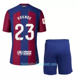 Günstige FC Barcelona Kounde 23 Kindertrikot Heim 2023/24 Kurzarm Günstige FC Barcelona Kounde 23 Kindertrikot Heim 2023/24 Kurzarm
