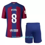 Günstige FC Barcelona Pedri 8 Kindertrikot Heim 2023/24 Kurzarm