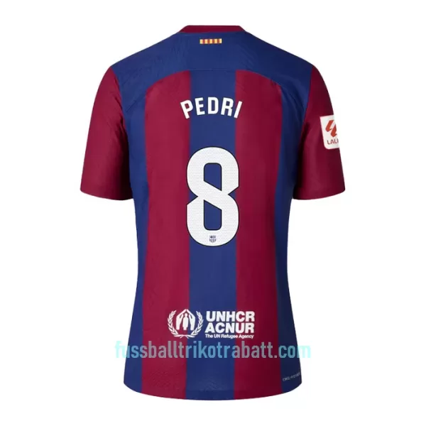 Günstige FC Barcelona Pedri 8 Kindertrikot Heim 2023/24 Kurzarm