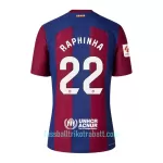 Günstige FC Barcelona Raphinha 22 Herrentrikot Heim 2023/24 Kurzarm