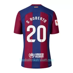 Günstige FC Barcelona S. Roberto 20 Herrentrikot Heim 2023/24 Kurzarm Günstige FC Barcelona S. Roberto 20 Herrentrikot Heim 2023/24 Kurzarm