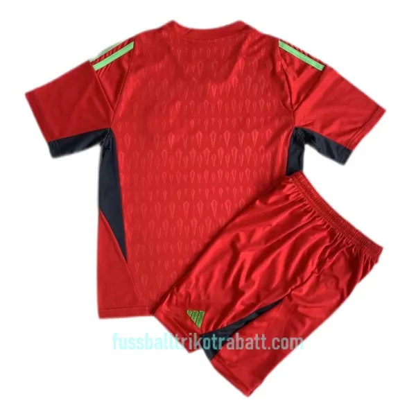 Günstige Argentinien Torwart Kindertrikot Auswärts WM 2022 Kurzarm