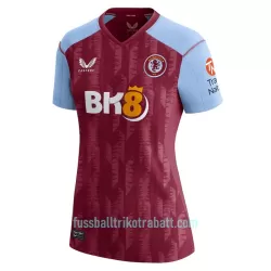 Günstige Aston Villa Damentrikot Heim 2023/24 Kurzarm