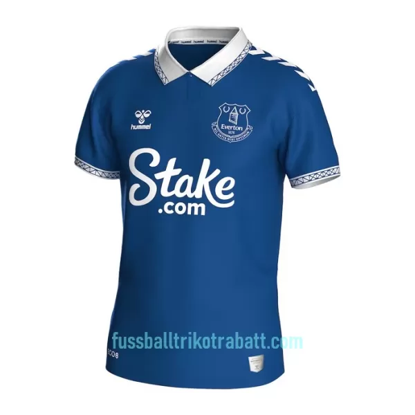 Günstige Everton Kindertrikot Heim 2023/24 Kurzarm