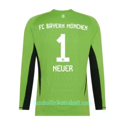 Günstige FC Bayern München Manuel Neuer 1 Torwart Kindertrikot Auswärts 2023/24 Langarm