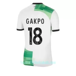 Günstige Liverpool Gakpo 18 Herrentrikot Auswärts 2023/24 Kurzarm