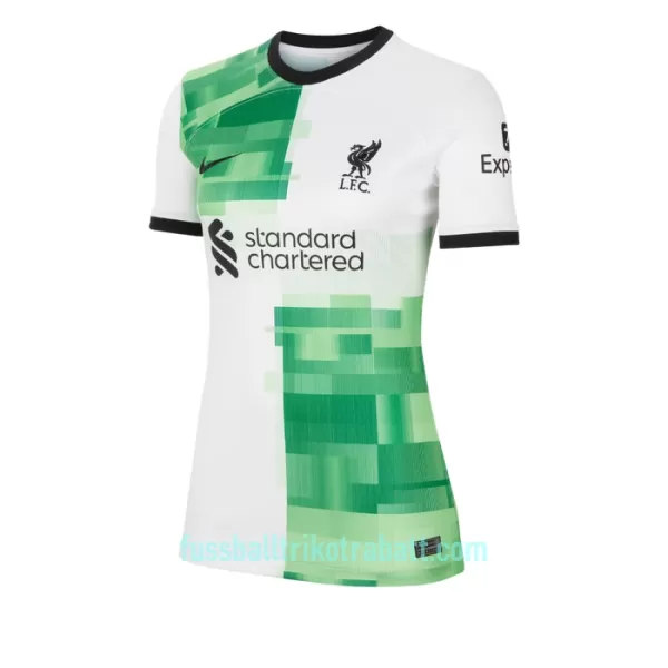 Günstige Liverpool Virgil 4 Damentrikot Auswärts 2023/24 Kurzarm