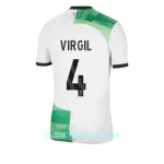Günstige Liverpool Virgil 4 Herrentrikot Auswärts 2023/24 Kurzarm