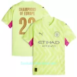 Günstige Manchester City Champions of Europe Torwart Herrentrikot Ausweich 2023/24 Kurzarm