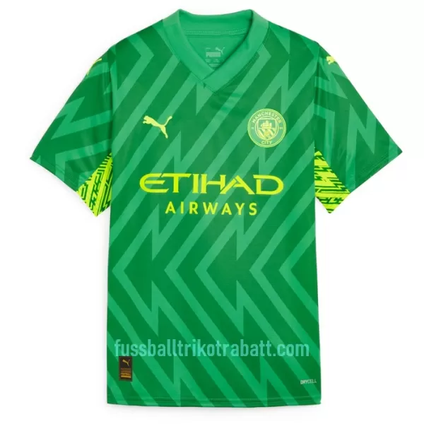 Günstige Manchester City Champions of Europe Torwart Herrentrikot Heim 2023/24 Kurzarm
