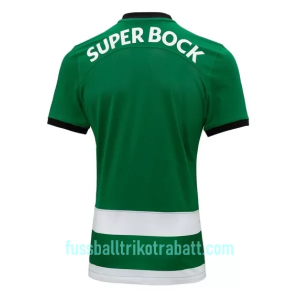 Günstige Sporting Lissabon Kindertrikot Heim 2023/24 Kurzarm