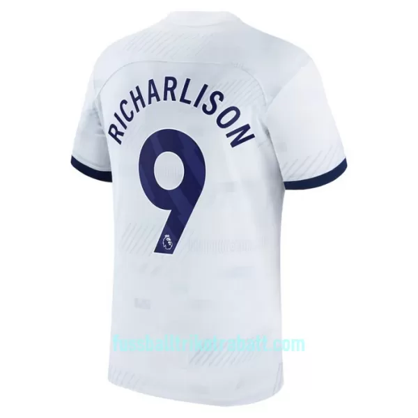 Günstige Tottenham Hotspur Richarlison 9 Kindertrikot Heim 2023/24 Kurzarm