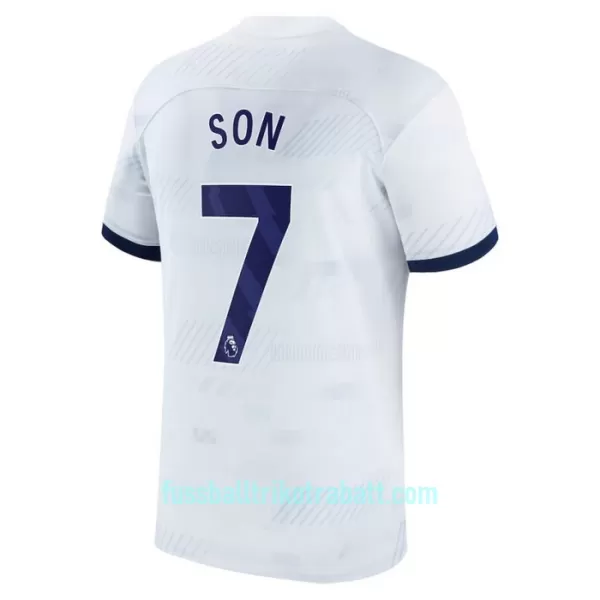 Günstige Tottenham Hotspur Son 7 Kindertrikot Heim 2023/24 Kurzarm