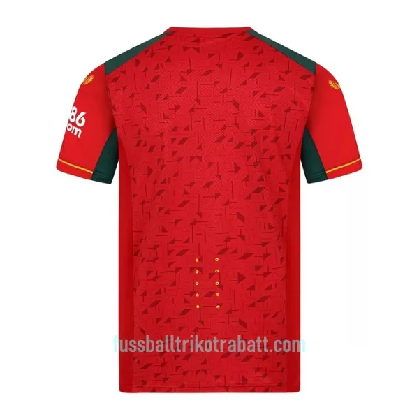 Günstige Wolverhampton Kindertrikot Auswärts 2023/24 Kurzarm