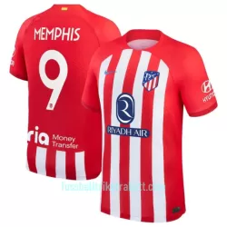 Günstige Atlético Madrid Memphis 9 Herrentrikot Heim 2023/24 Kurzarm Günstige Atlético Madrid Memphis 9 Herrentrikot Heim 2023/24 Kurzarm