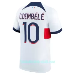 Günstige Paris Saint-Germain Dembele 10 Herrentrikot Auswärts 2023/24 Kurzarm