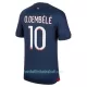 Günstige Paris Saint-Germain Dembele 10 Herrentrikot Heim 2023/24 Kurzarm