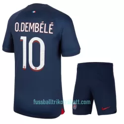 Günstige Paris Saint-Germain Dembele 10 Kindertrikot Heim 2023/24 Kurzarm Günstige Paris Saint-Germain Dembele 10 Kindertrikot Heim 2023/24 Kurzarm
