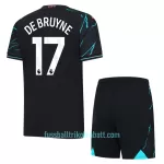 Günstige Manchester City De Bruyne 17 Kindertrikot Ausweich 2023/24 Kurzarm
