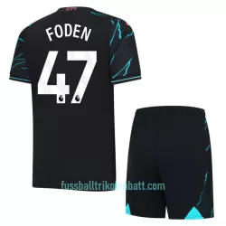 Günstige Manchester City Foden 47 Kindertrikot Ausweich 2023/24 Kurzarm Günstige Manchester City Foden 47 Kindertrikot Ausweich 2023/24 Kurzarm