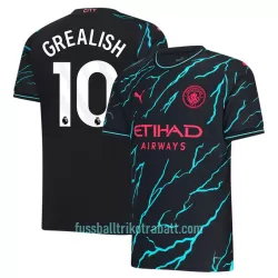 Günstige Manchester City Grealish 10 Herrentrikot Ausweich 2023/24 Kurzarm Günstige Manchester City Grealish 10 Herrentrikot Ausweich 2023/24 Kurzarm