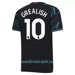 Günstige Manchester City Grealish 10 Kindertrikot Ausweich 2023/24 Kurzarm