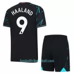 Günstige Manchester City Haaland 9 Kindertrikot Ausweich 2023/24 Kurzarm