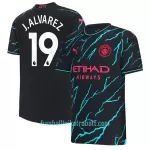 Günstige Manchester City J. Alvarez 19 Herrentrikot Ausweich 2023/24 Kurzarm