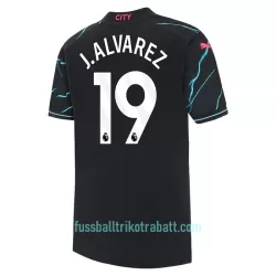 Günstige Manchester City J. Alvarez 19 Herrentrikot Ausweich 2023/24 Kurzarm