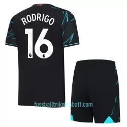 Günstige Manchester City Rodrigo 16 Kindertrikot Ausweich 2023/24 Kurzarm Günstige Manchester City Rodrigo 16 Kindertrikot Ausweich 2023/24 Kurzarm