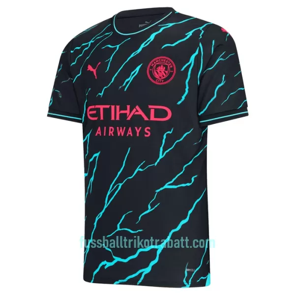 Günstige Manchester City Rodrigo 16 Kindertrikot Ausweich 2023/24 Kurzarm