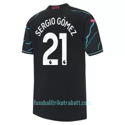 Günstige Manchester City Sergio Gomez 21 Herrentrikot Ausweich 2023/24 Kurzarm Günstige Manchester City Sergio Gomez 21 Herrentrikot Ausweich 2023/24 Kurzarm