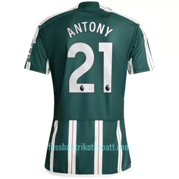 Günstige Manchester United Antony 21 Herrentrikot Auswärts 2023/24 Kurzarm