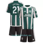 Günstige Manchester United Antony 21 Kindertrikot Auswärts 2023/24 Kurzarm