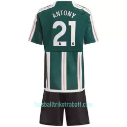 Günstige Manchester United Antony 21 Kindertrikot Auswärts 2023/24 Kurzarm