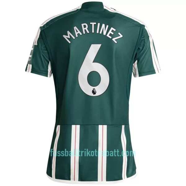 Günstige Manchester United Martinez 6 Herrentrikot Auswärts 2023/24 Kurzarm